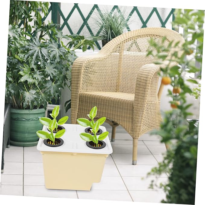 POPETPOP Hydroponic for Soilless Cultivation Planting Bucket for Vegetables and Fruits for Greenhouse Balcony and Indoor Gardening