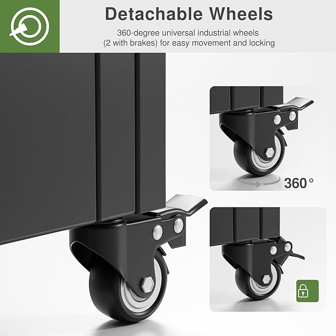 Casaphoria 72x35 Metal Raised Garden Bed with Trellis(2 Pack) Outdoor Planter Box with Wheels &amp Drainage Holes for Climbing Plants Flowers Elevated Garden Kit with Privacy Screen Black-Paral