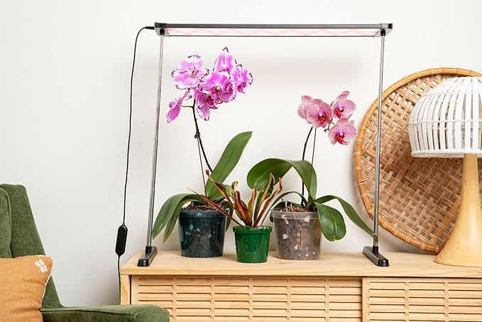 rePotme Lumina Expanse - Grow Light for Indoor Plants - Full Spectrum LED Plant Light No Tools Required (Black)