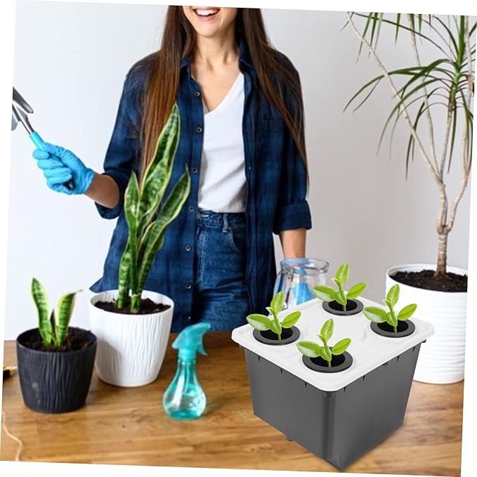 Hydroponic System Vegetable Planting Bucket Plastic Hydroponic Basket Soilless Culture Barrel for Garden