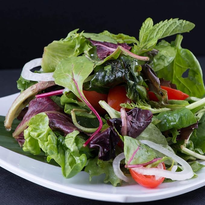 Gourmet Mixed Lettuce Greens - Garden Seeds - 4 Oz ~100000 Seeds - Non-GMO Heirloom Vegetable Gardening &amp Microgreens Seed Mix