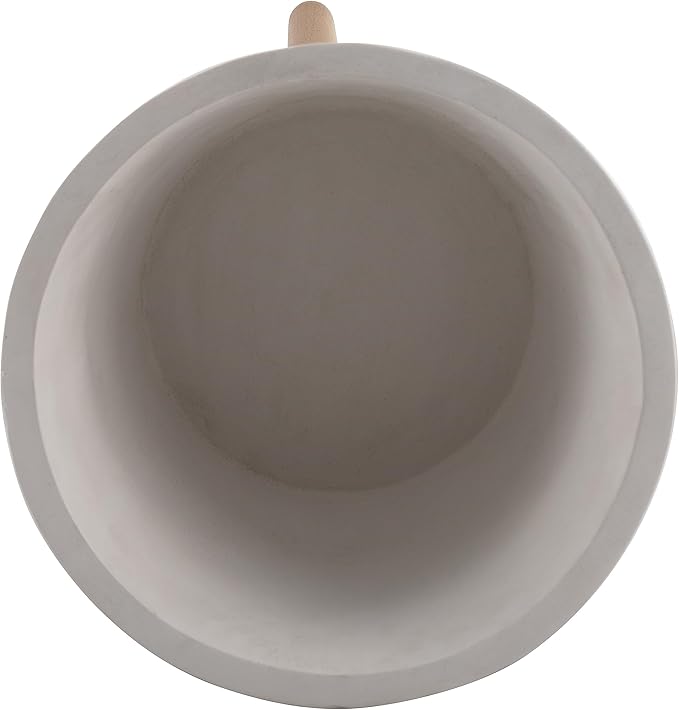 S2 1012 Diamond Planter W Wood Legs Black(KD)