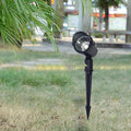 Outdoor LED Spotlight COB Lawn Projector Round Tree Light 5W/10W/20W/30W Recessed Spotlights for Hotel Indoor Courtyard Garden Park Flag Lighting(B White10W)