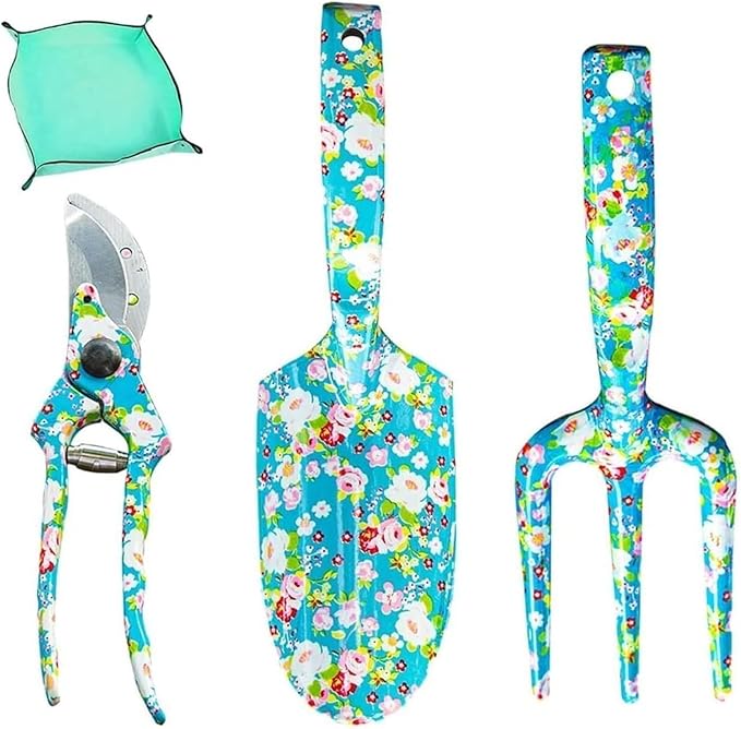 Garden ShovelGarden Trowel Garden Tool Set Heavy Duty Cute Gardening Supplies Gifts 3 Piece Garden Scratch Tool Set for Pots Digging ing Outdoor Indoor Parent