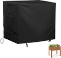 Outdoor Raised Garden Bed Cover for Best Choice Products 34x18x30in Raised Garden Bed Outdoor Planter Box Stand Cover for Mobile Elevated Wood Planter/Planting Bed