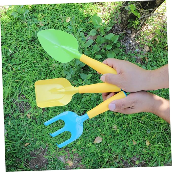 Kid Garden Tools Kit 9-Piece Mini Garden Tools Set Planting Rake Shovel Watering Can for Kids