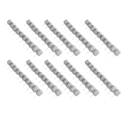 Garden Fertilizer Mesh Baskets Set100PCS Fertilizer Mesh Basket Column Shape Stainless Steel Nutrition Box Tools for Garden Nursery (6x6cm / 2.4x2.4in)