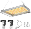iPower 2025 600W LED Grow Light Sunlike Full Spectrum Plants Lamp for Hydroponic Greenhouse Indoor Seeding Veg and Bloom 4x4 Coverage