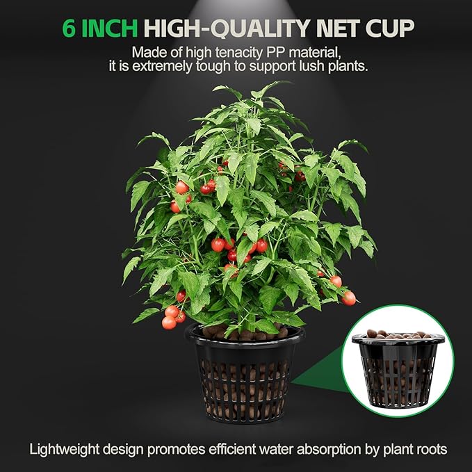 SPECILITE DWC Hydroponics Grow System with Top Drip Kit 7 Gallon 2 Buckets Deep Water Culture Recirculating Drip Garden System with Plant Stand with Wheels Air Pump Air Stone Air Hose