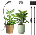 Plant Grow Lights Clip on Grow Light for Indoor Plants Full Spectrum LED Plant Lights for Indoor Growing with Timer4-Level Dimmable for Growth Small Grow Lamps 2 Pack