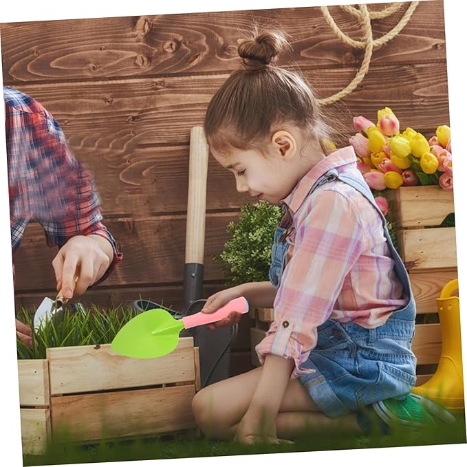 SUPVOX 1set Boy Girl Gardening Tool Kit Boy Girl Garden Tools Shovel Rake Apron Spray Kettle Gloves Watering Can Bag and for for Boys and Girls
