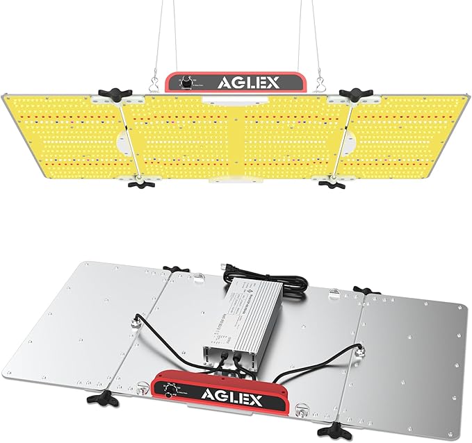 AGLEX K4000 LED Grow Light Grow Light with Daisy Chain &amp Dimmable Full Spectrum Plant Grow Lights for Hydroponic Indoor Plants Seeding Veg Flower Growing Lamps 5X6 FT Grow Tent