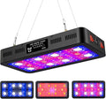 2400W LED Plant Grow Light Full Spectrum Indoor Plants Light Growing Double On/Off Switch with Daisy Chain Function Hanging Hook for Indoor Hydroponic Plants Vegetative and Flowering