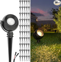 Sunco LED Low Voltage Spotlight Revolver Sphere Shaped Garden Landscape Lights Outdoor [Luces para Jardin] 4W 300 LM 3 CCT: 2700K/4000K/5000K Wet Rated ETL 50 Pack.