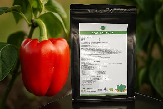 American HUMA 2.2 Pound Soluble Potassium Humate and Humic Acid Natural Fertilizer Powder - Potassium Humates - Natural Humus