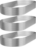FRIZIONE 3pcs 6x3ft Galvanized Raised Garden Bed OutdoorSteel Garden Bed for VegetablesAbove Ground Garden Box for FlowerMetal Raised Beds for Gardening