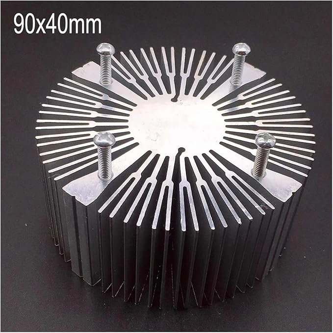 90X10/40/50MM&amp36MM/53MM 1W 3W 5W 10W 20W 30W 50W 100W Watt High Power LED Heatsink cooller F Growth Plant Light DIY(100W 90X80MM)