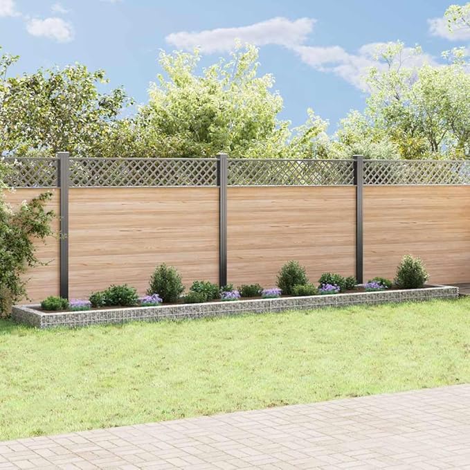 Gabion Raised Bed Silver Galvanized Steel Extra Large Outdoor Planter for Garden and Terrace 236.2 x 39.4 x 7.9 Inch Rectangular