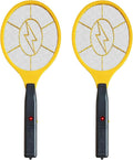2 Pack Electric Fly Swatter Handheld Bug Zapper Racket for Outdoor &amp Indoor Mosquito Zapper Racket Battery Powered Tennis Mosquito Rackets for Insect