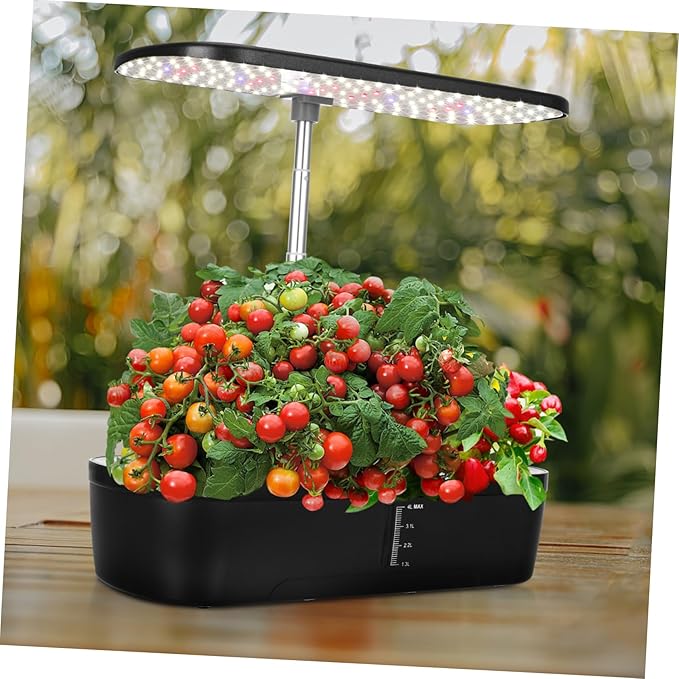 1set Indoor Hydroponics Growing Kit Smart Vegetable Planter with Led Grow -Saving Indoor Gardening for Homes and Apartments