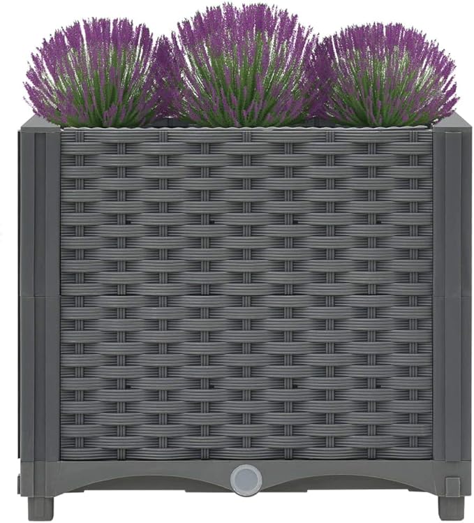Raised BedGarden PlantersGarden PlantersGarden CenterpiecesGarden BedsRaised Beds for Growing FlowersHerbs and Fruits15.7x15.7x15 Polypropylene