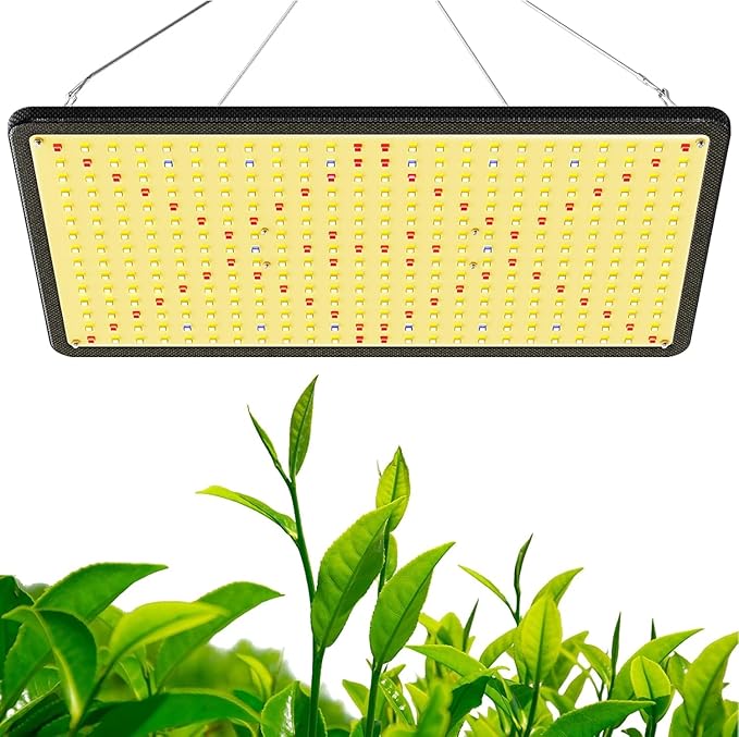 Led Grow Light Sunlight Full Spectrum Plant Light Hanging Grow Lights for Indoor Plants Seedling Hydroponic Plants Veg Flower Growing Lamps for 3x3/2x2 Veg Flower Grow Tent(Actual Power 100±10W)