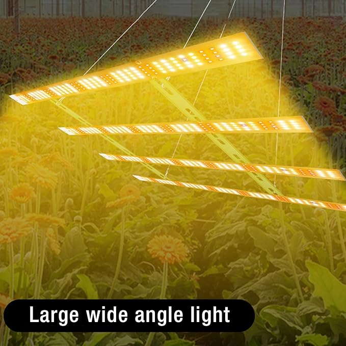 LED Grow Light Full Spectrum Hanging Panel Plant Growing Lamp for Greenhouse Indoor AC 100‑277V (US Plug 100‑240V) Rushbomiwdtkhrnzu-12