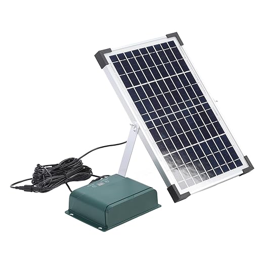 Solar Automatic Drip Irrigation Kit - 18V 10W Polycrystalline Silicon System for Indoor &amp Outdoor Gardening