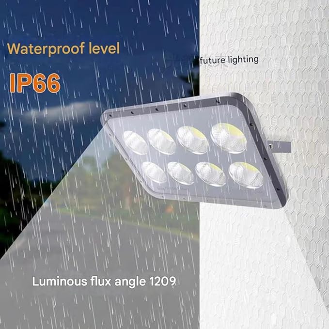 High-Power Outdoor Beam Spotlights50-600W LED Landscape Lights High Temperature Resistance IP65 Waterproof Fast Heat Dissipation Engineering Sites(White300W(180-265V))