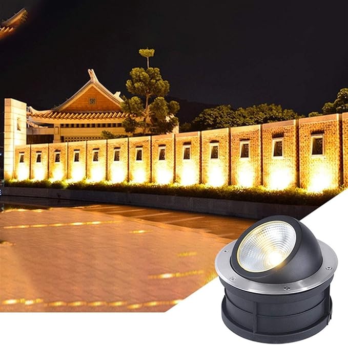 Landscape Lights LED Underground Light COB Spotlight Source Ground IP65 Waterproof Floor Lamp for Driveway Deck