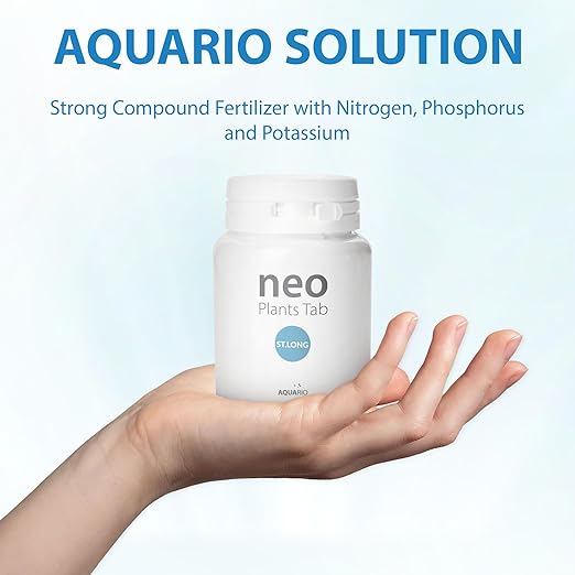 Neo Tabs - Aquarium Plant Fertilizer Root Tabs - Long-Lasting Slow-Release Root Fertilizer for Freshwater &amp Saltwater Aquatic Plants Safe for Fish &amp Shrimp &amp Snails - Tab St.Long 20 Tabs