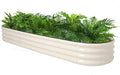Galvanized Raised Garden Bed Kit Outdoor Metal Garden Planter Box for Backyard Gardening Planting Vegetables and Patio (94.4x23.6x11.8)
