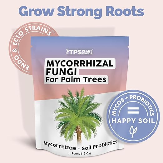 TPS NUTRIENTS Mycos for Transplanting and Established Palm Plants (16 Ounces)