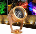 LED Beam Spotlight - Outdoor Landscape Lighting Tools LED Fountain Decorative Light Sources Building Exterior Wall Projection Lights Narrow Beam Spotlight BuYellow 3W AC24V