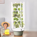 Hydroponic Growing System Indoor Herb Garden with Grow Light Hydroponic Tower Vertical Tower System Kit Indoor Plant Grower for Green Vegetables and Fruits(7 Tier)