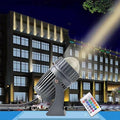 Spotlight LED Beam Light Outdoor Wall Washer AC 85-265V Landscape Projector with Narrow Beam Angle RGB + Remote Control 10W