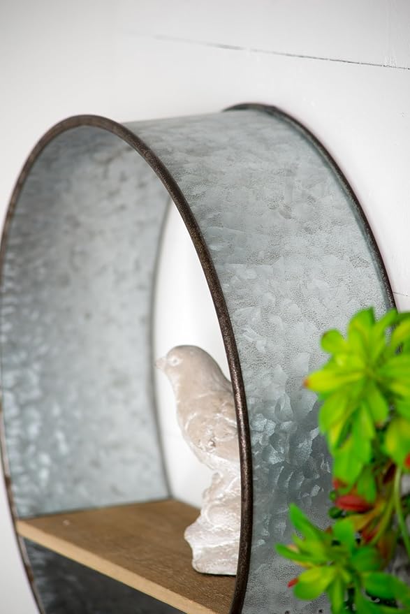 Round Metal Wall Planter 5