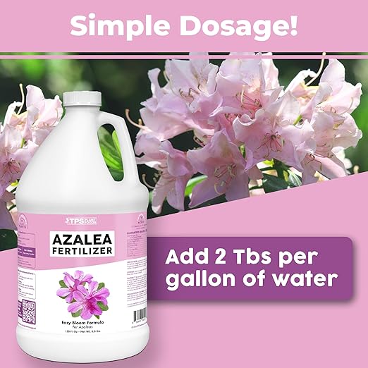 Azalea Fertilizer for Evergreen Shrubs Azalea Rhododendron and Camellias Liquid Plant Food 1 Gallon (128 oz)
