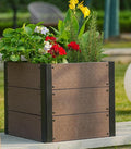 Rectangular Raised Garden Bed- Portable Garden Raised Beds Outdoor Planter Box Planting Bed for Vegetables Herbs Flowers