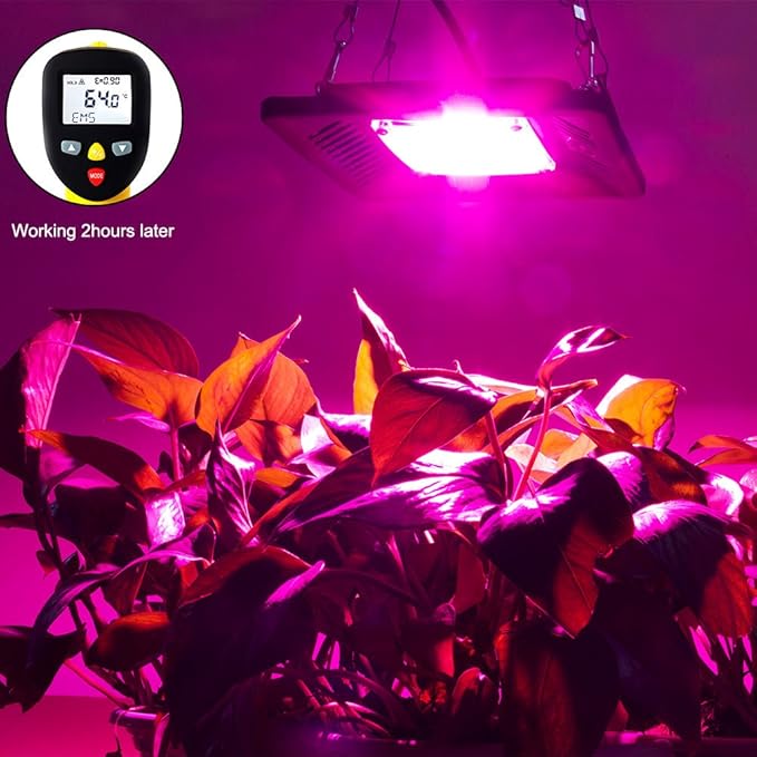 Full Spectrum LED Grow Lights for Indoor Plants CANAGROW Waterproof COB Outdoor Grow Light Plant Growing Lamps Refugium Light for Saltwater Aquarium Heating Lamps for Plants Seeding Veg Blooming