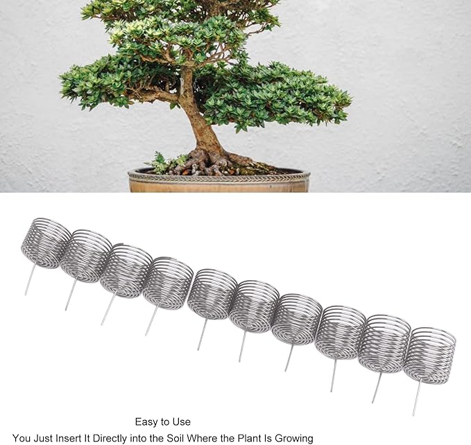 100PCS Stainless Steel Fertilizer Mesh Basket Set for Garden Nursery Easy to Use Tools for Controlled FertilizationL]