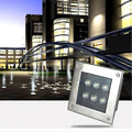 Square Ground LED Landscape Lamp Outdoor Recessed Buried Lights IP67 Waterproof Stainless Steel LED Spotlight 12V Low Pressure Garden LED Well Light for LawRed-36 W