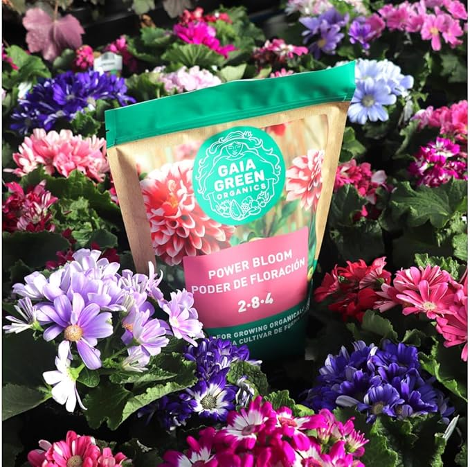 Gaia Green 2-8-4 Power Bloom 2kg - Great for Bigger Flowers More Tomatoes and Healthier Plants
