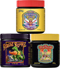FoxFarm Soluble Trio Pack - Open Sesame Beastie Bloomz Cha Ching - Supports Flowering Blossom &amp Late-Stage Fruiting - Bloom Booster Fertilizer for Hydroponic &amp Conventional Growers - 3 x 6