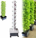 Hydroponic Growing Kits 45 Holes Hydroponics Growing System ｜ Indoor Grow System Vertical Grow Tower Hydroponic Planting Equipment for Fruits and VegetablesGifts for Men W