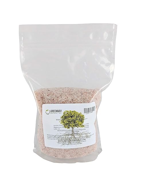 Greenway Biotech Inc. Sul-Po-Mag 0-0-21.5 Sulfate of Potash Magnesia (K-Mag) (3 Pounds)