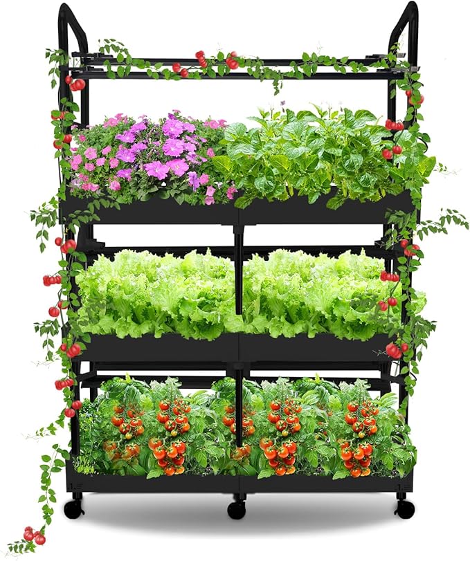 Indoor Garden Hydroponics Growing System Kit Dual Implant Configuration for Vegetable Fruit Herb Seedling Cultivation and Large-Scale PlantingDouble Water PumpLED Grow Light