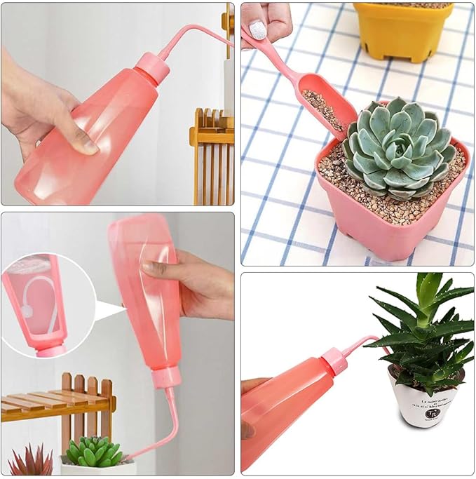 TOYANDONA 14pcs Succulent Planting Hand Tools Set with Transplanting Bonsai Tools Mini Garden Shovels for Potted Plants and Flower Gardening Random Color
