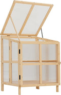 2 Tier Foldable Cold e Greenhouse Portable Wooden Greenhouse GCold e Raised Planter Box with Shelves