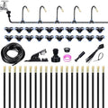 65.62FT Drip Irrigation System 360° Adjustable Sprinkler Irrigation Kit Plant Mister System for Garden Watering